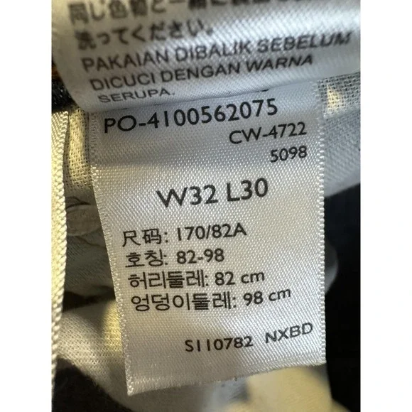 Levi's 512 Jeans Mens 32x30 (32x28) Dark Wash Slim Taper Stretch Zip 5 Pocket - Picture 14 of 15